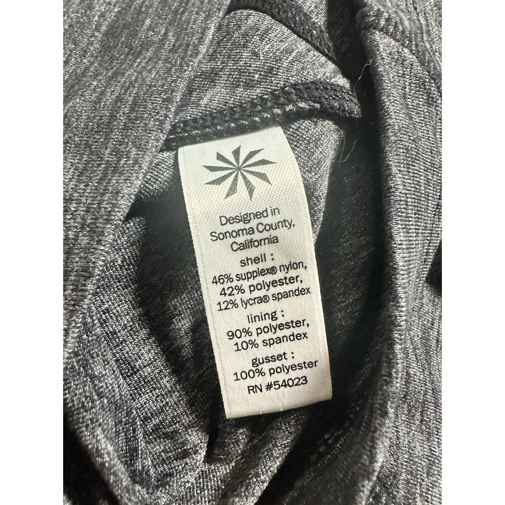 Athleta Excursion Outdoor Skort Women's Sz L Charcoal Gray Shorts Skirt Tennis - Picture 5 of 8